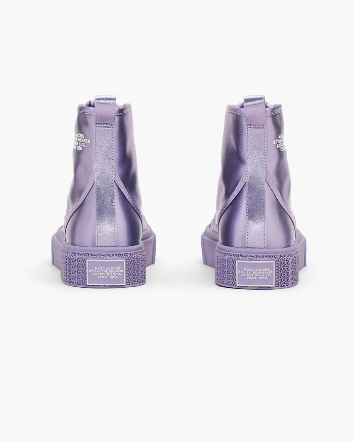 Marc Jacobs Sneakers The High Top Satin Sneaker Lilac 8211 Women