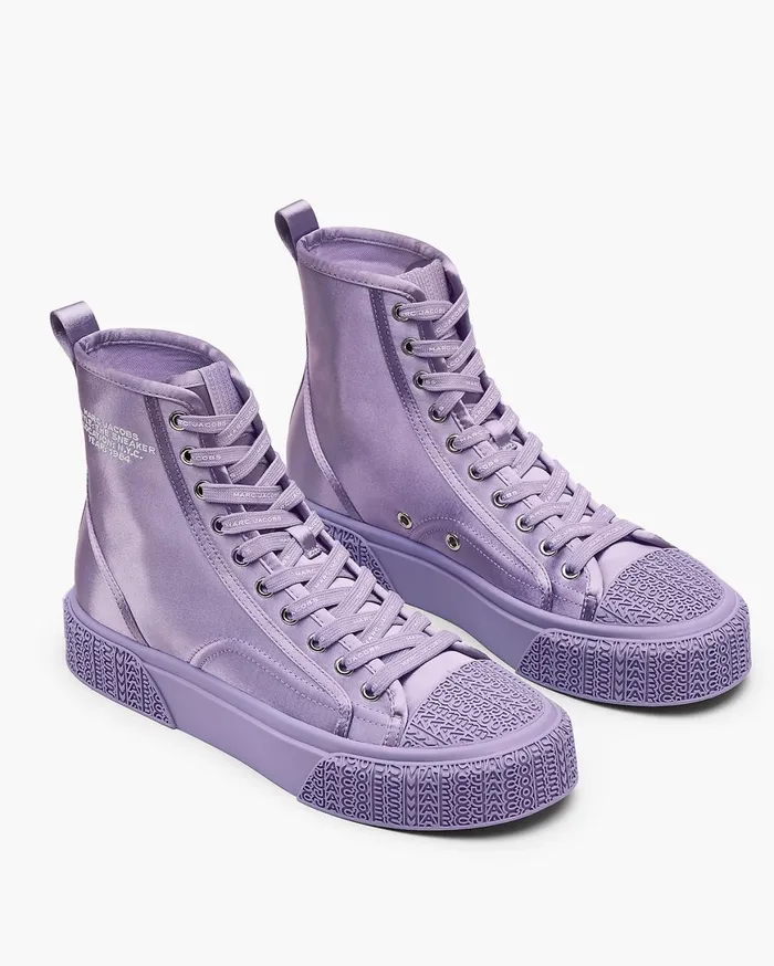Marc Jacobs Sneakers The High Top Satin Sneaker Lilac 8211 Women