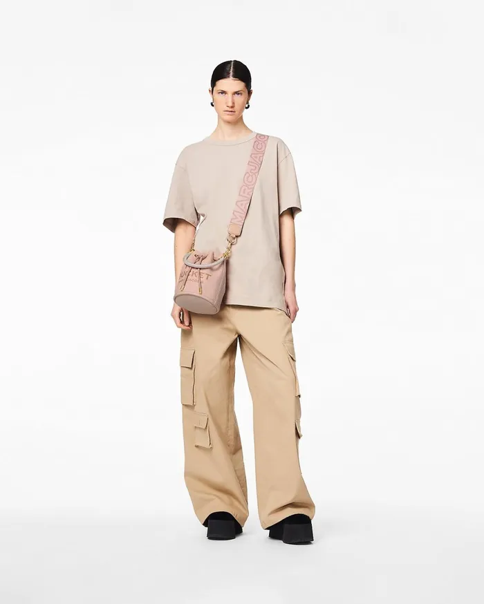 Marc Jacobs Straps The Outline Logo Webbing Strap Rose Multi 8211 Women