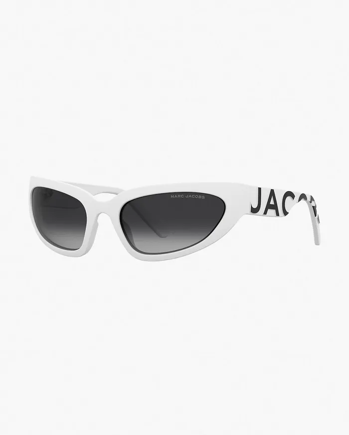 Marc Jacobs Sunglasses The Bold Logo Wrapped Sunglasses White 8211 Women