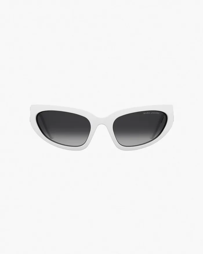 Marc Jacobs Sunglasses The Bold Logo Wrapped Sunglasses White 8211 Women