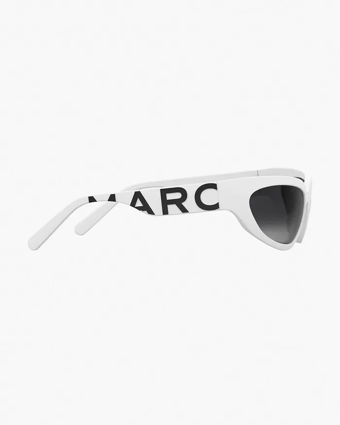 Marc Jacobs Sunglasses The Bold Logo Wrapped Sunglasses White 8211 Women