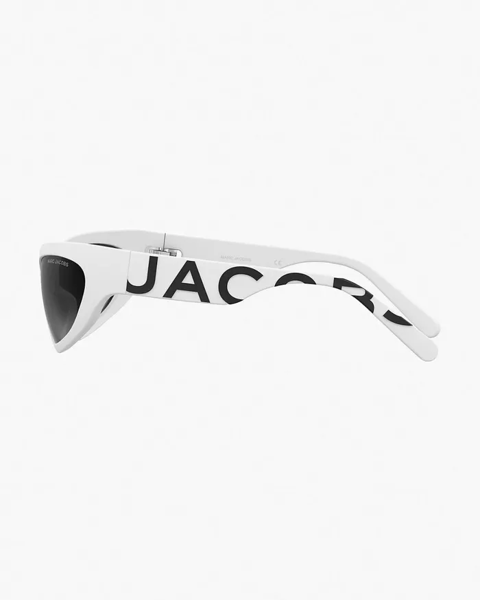 Marc Jacobs Sunglasses The Bold Logo Wrapped Sunglasses White 8211 Women