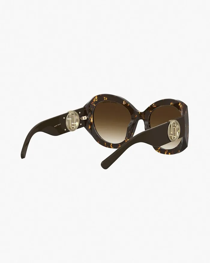 Marc Jacobs Sunglasses The J Marc Monogram Round Sunglasses Havana 8211 Women