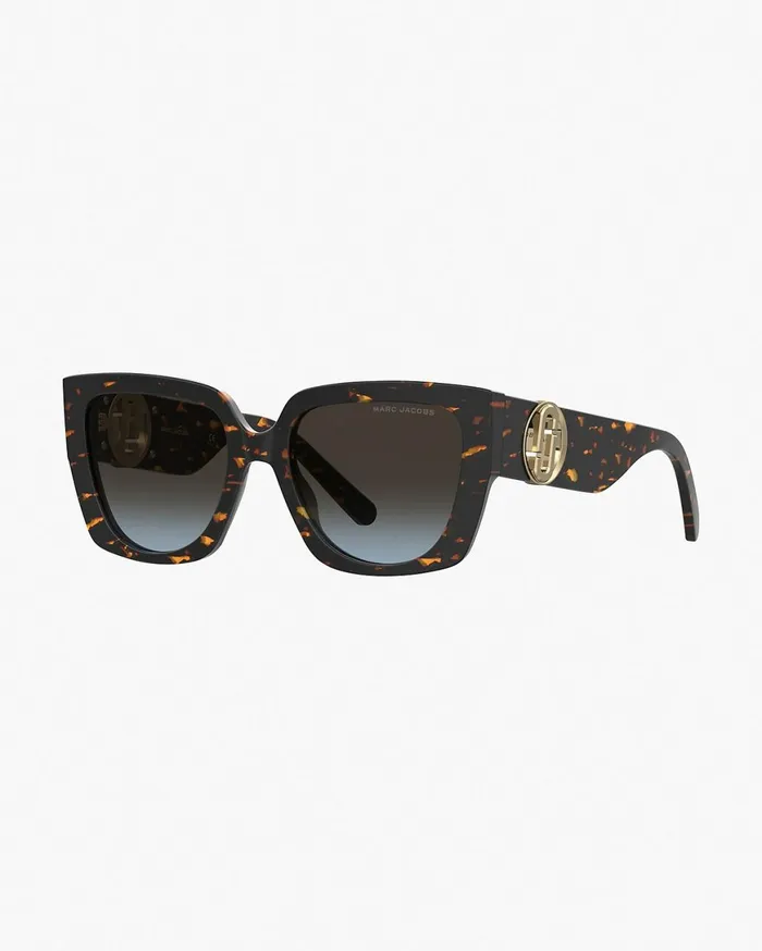 Marc Jacobs Sunglasses The J Marc Square Cutout Sunglasses Havana 8211 Women