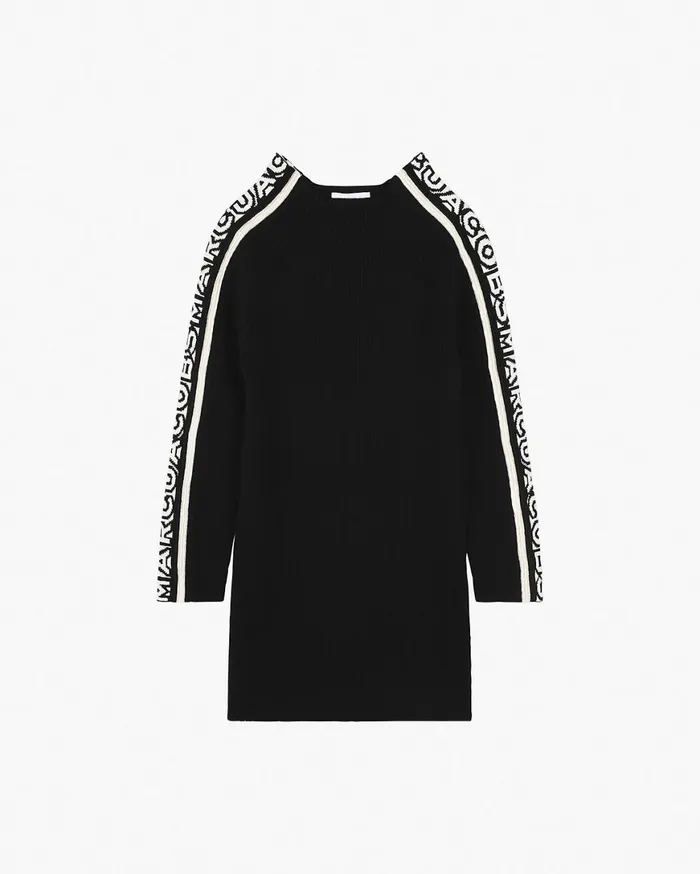 Marc Jacobs The Knit Logo Dress Black 8211 Kids