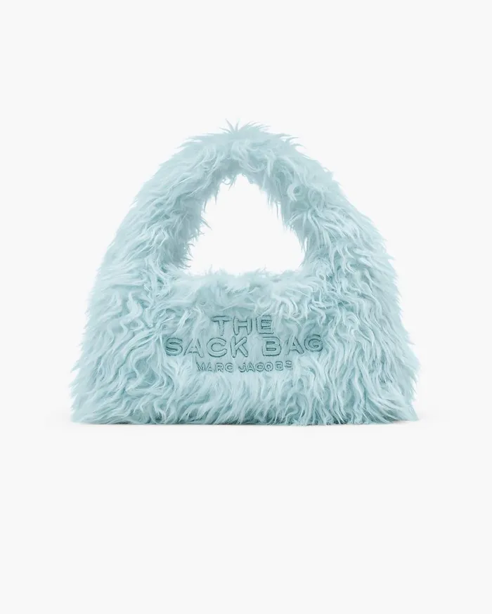 Marc Jacobs The Sack Bag The Faux Fur Mini Sack Bag Cloud Blue 8211 Women