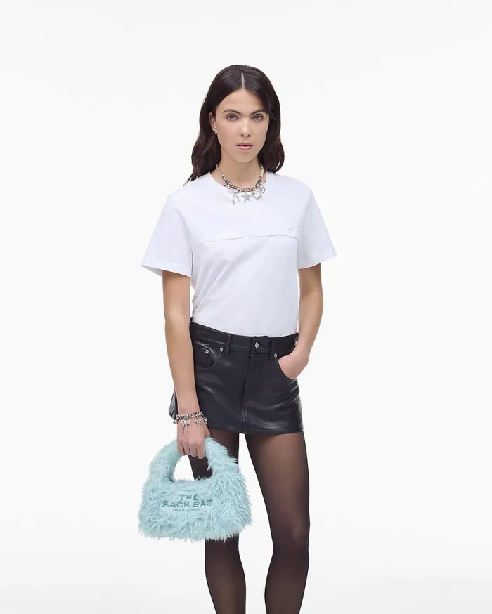 Marc Jacobs The Sack Bag The Faux Fur Mini Sack Bag Cloud Blue 8211 Women