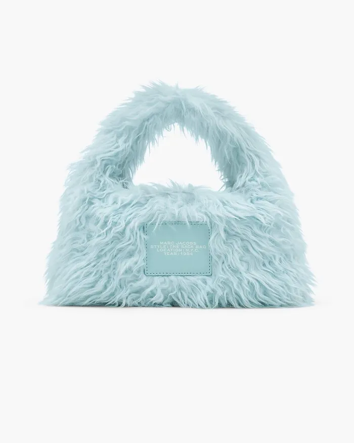 Marc Jacobs The Sack Bag The Faux Fur Mini Sack Bag Cloud Blue 8211 Women