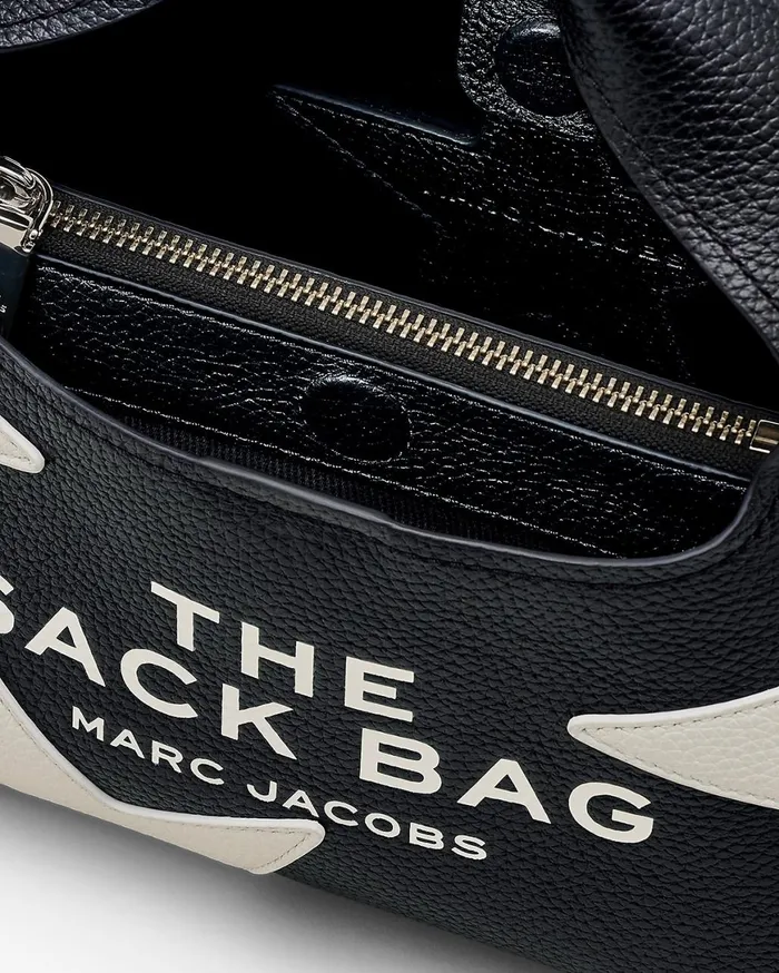 Marc Jacobs The Sack Bag The Star Patchwork Leather Mini Sack Bag Blackwhite 8211 Women