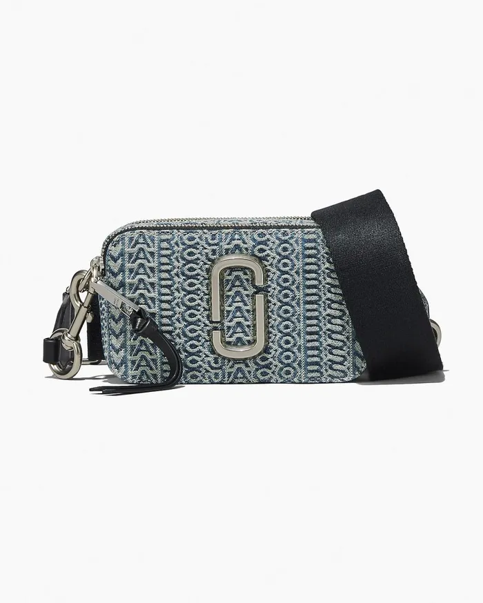 Marc Jacobs The Snapshot The Washed Monogram Denim Snapshot Sun Faded Denim 8211 Women
