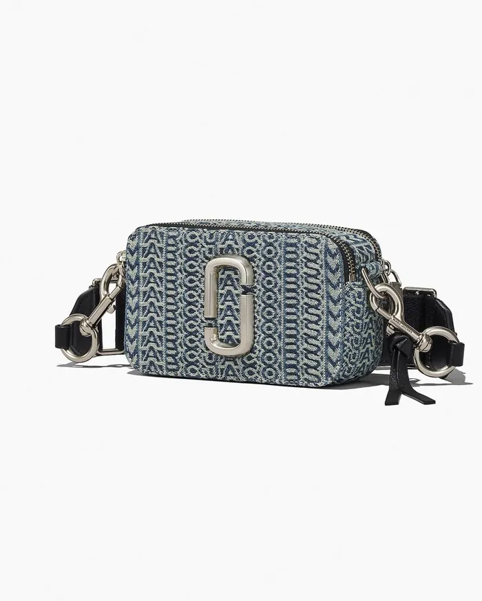 Marc Jacobs The Snapshot The Washed Monogram Denim Snapshot Sun Faded Denim 8211 Women