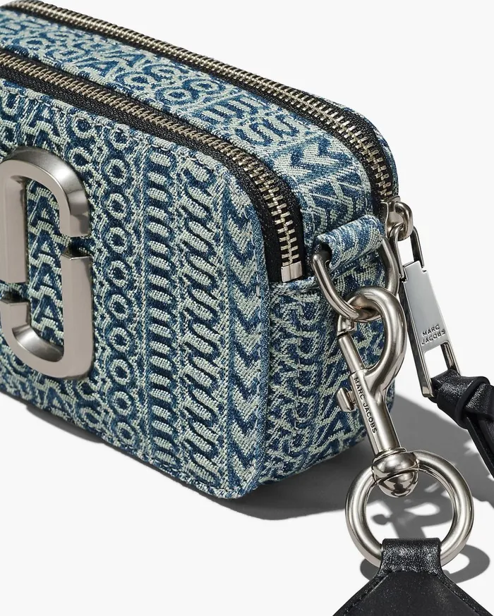 Marc Jacobs The Snapshot The Washed Monogram Denim Snapshot Sun Faded Denim 8211 Women