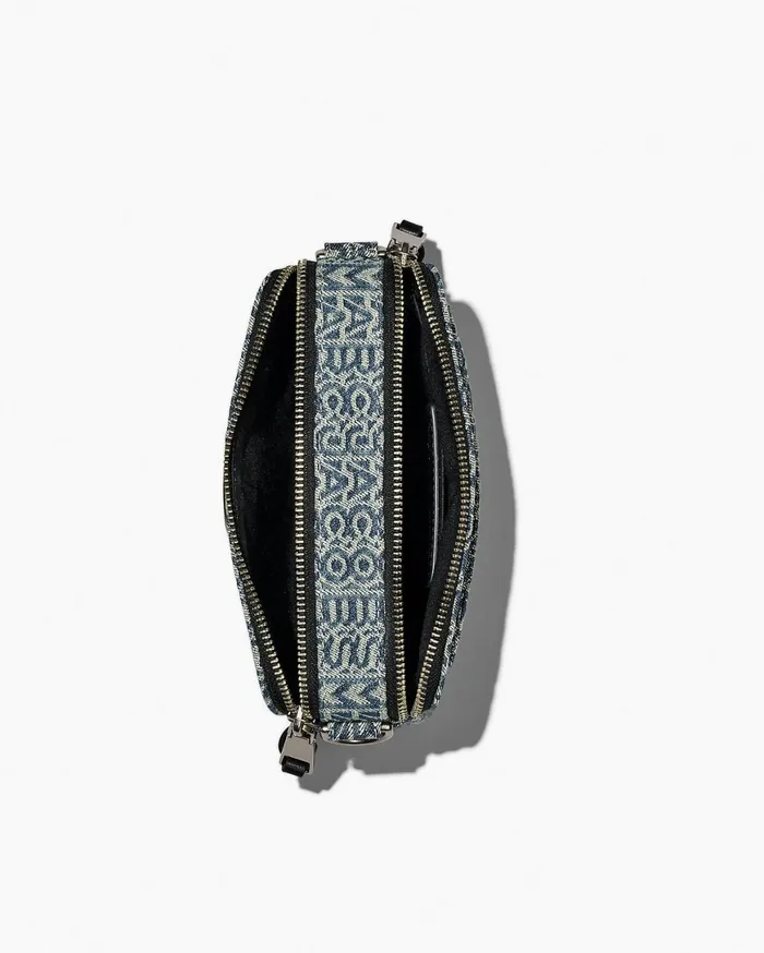 Marc Jacobs The Snapshot The Washed Monogram Denim Snapshot Sun Faded Denim 8211 Women