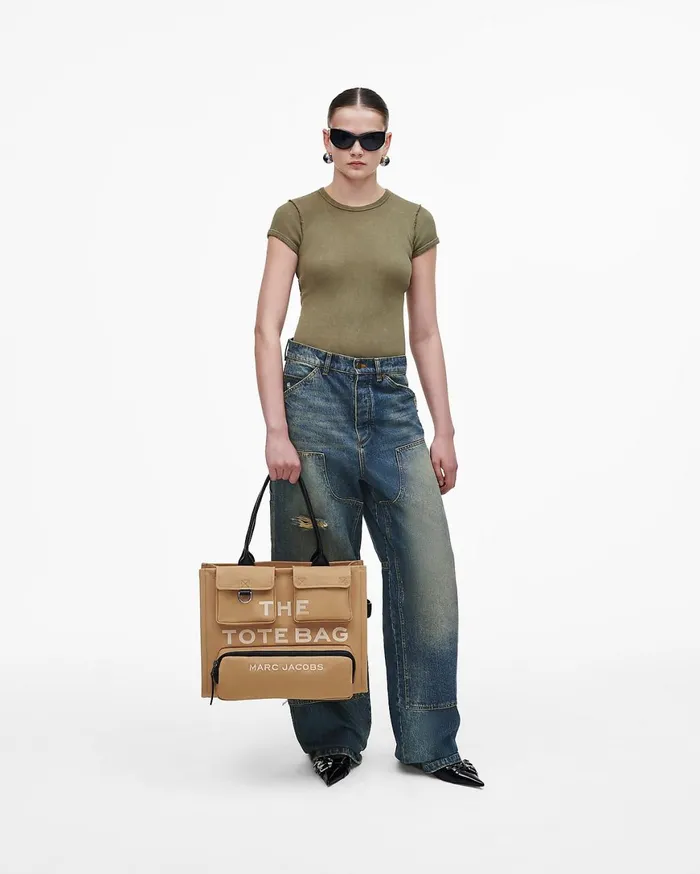 Marc Jacobs The Tote Bag The Cargo Canvas Large Tote Bag Camel 8211 Women