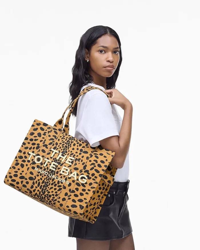 Marc Jacobs The Tote Bag The Cheetah Canvas Large Tote Bag Black Multi 8211 Women
