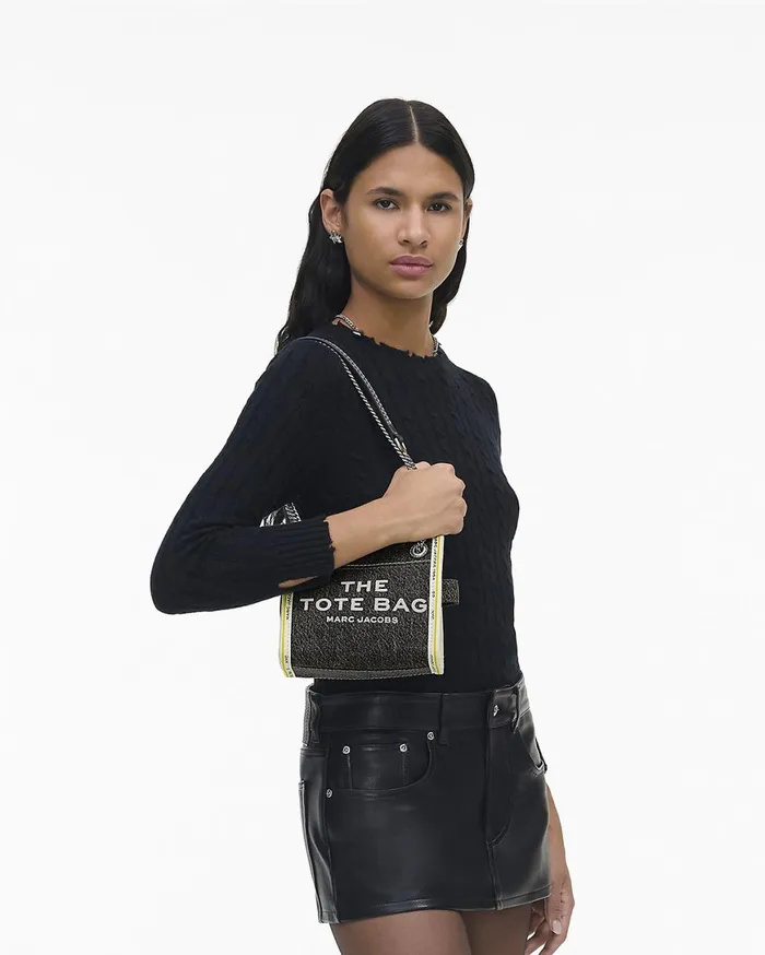Marc Jacobs The Tote Bag The Denim Chain Crossbody Tote Bag Black Wash 8211 Women