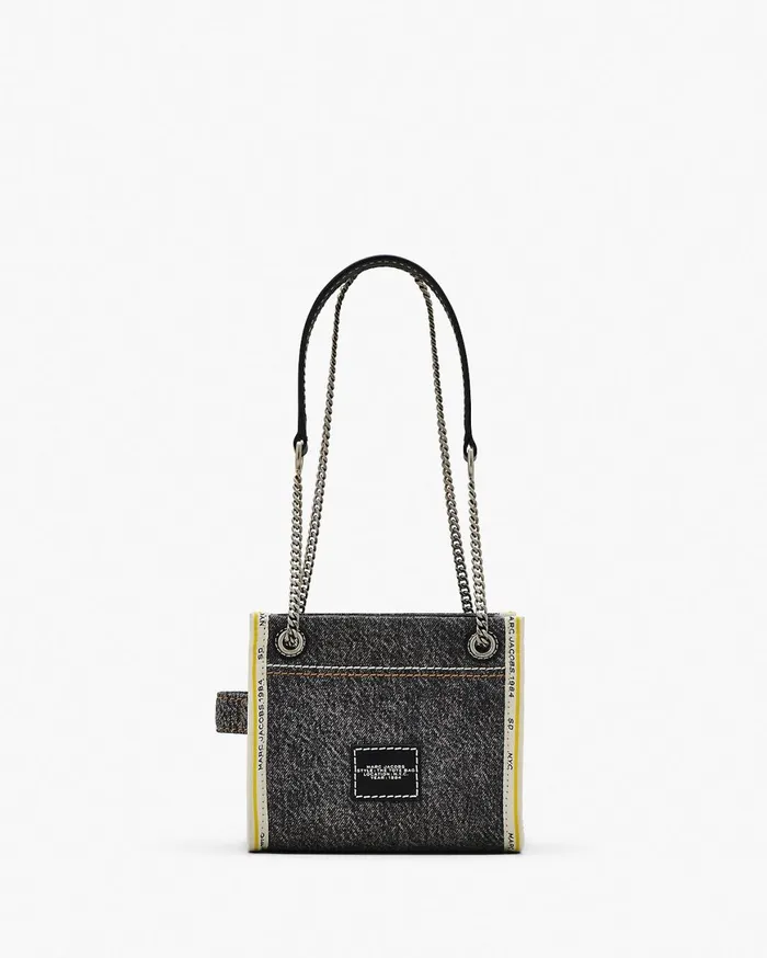 Marc Jacobs The Tote Bag The Denim Chain Crossbody Tote Bag Black Wash 8211 Women