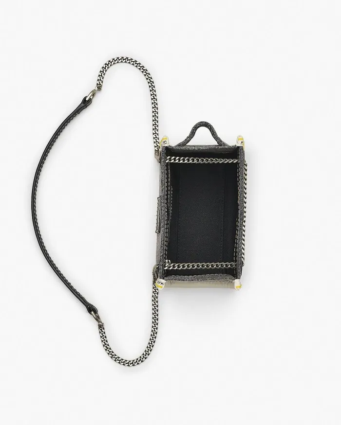 Marc Jacobs The Tote Bag The Denim Chain Crossbody Tote Bag Black Wash 8211 Women