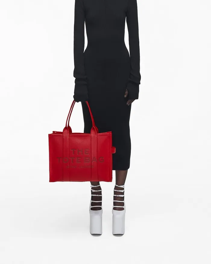 Marc Jacobs The Tote Bag The Leather Large Tote Bag True Red 8211 Women