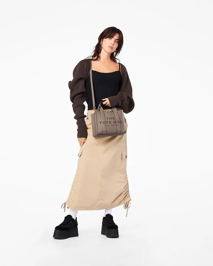 Marc Jacobs The Tote Bag The Leather Small Tote Bag Cement 8211 Women