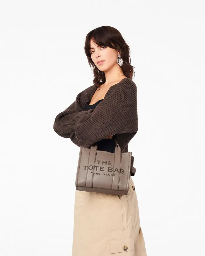 Marc Jacobs The Tote Bag The Leather Small Tote Bag Cement 8211 Women