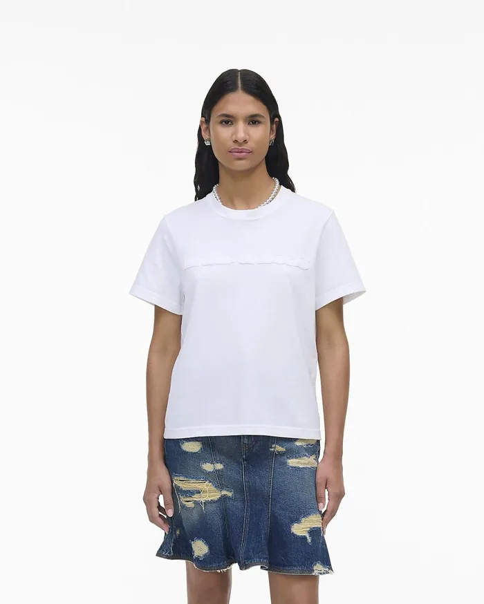 Marc Jacobs Tops The Logo Baby Tee White 8211 Women