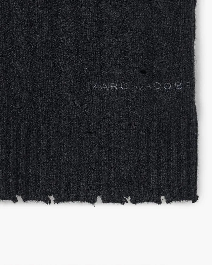 Marc Jacobs Tops The Shrunken Cashmere Cable Cardigan Black 8211 Women