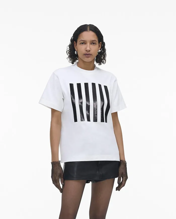 Marc Jacobs Tops The Stripe Box Tee White 8211 Women