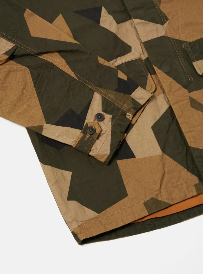 Masterpiece X Stanedge Jacket In Brown Swedish Camo Men Universal Works Coats and Outerwear