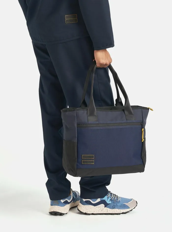 Masterpiece X Tote Bag In Navy Recycled Tech Canvas Men Universal Works Bags