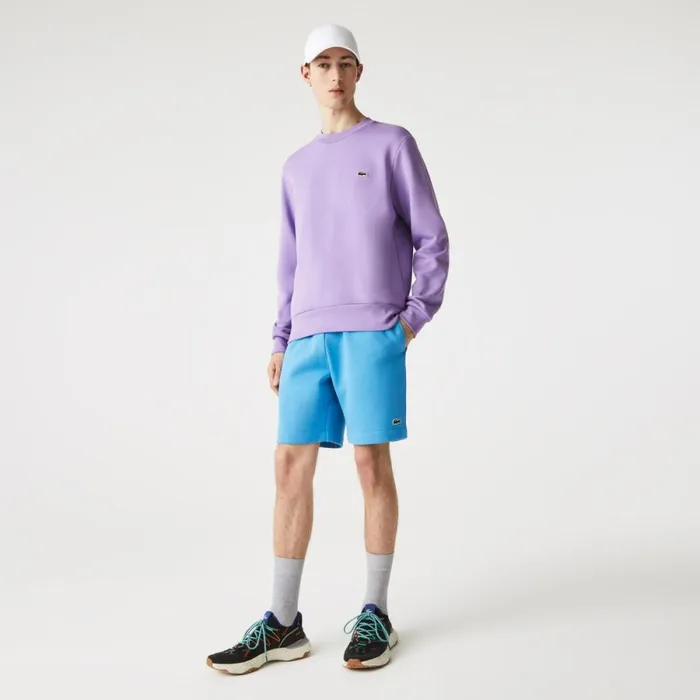 Matching Sets Men Lacoste Men039s Regular Fit Fleece Shorts Blue 4xa