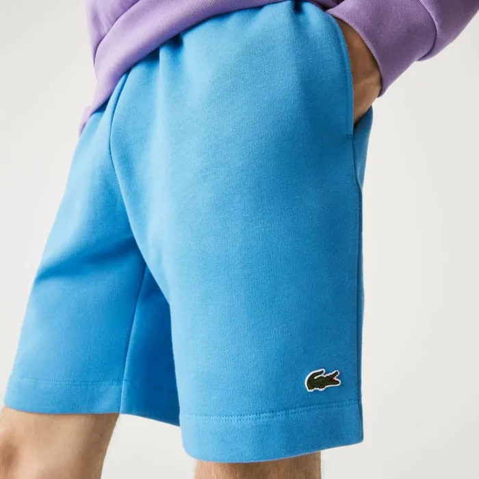 Matching Sets Men Lacoste Men039s Regular Fit Fleece Shorts Blue 4xa