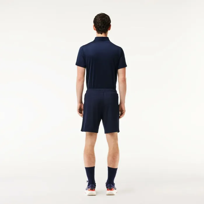 Matching Sets Men Lacoste Men039s Regular Fit Recycled Fiber Sport Shorts Navy Blue 5fs