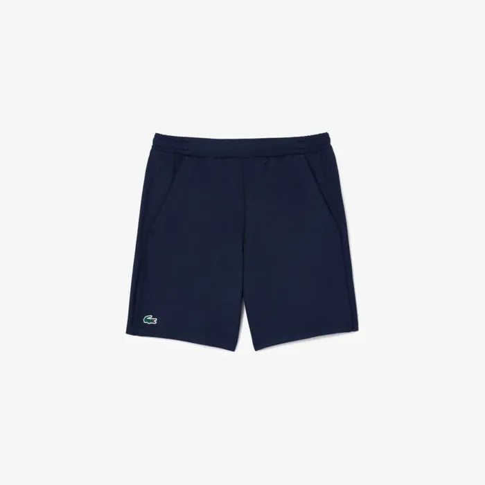 Matching Sets Men Lacoste Men039s Regular Fit Recycled Fiber Sport Shorts Navy Blue 5fs