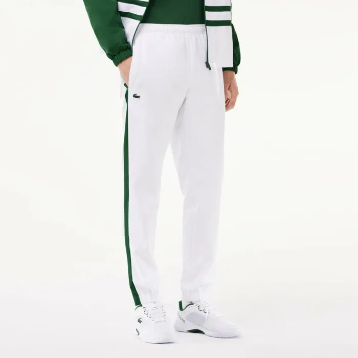 Matching Sets Men Lacoste Men039s Tennis Colorblock Sweatsuit Green White Green Lxk