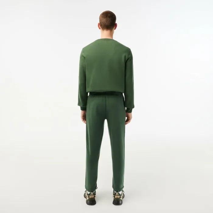 Matching Sets Men Lacoste Mens Logo Stripe Joggers Dark Green Smi