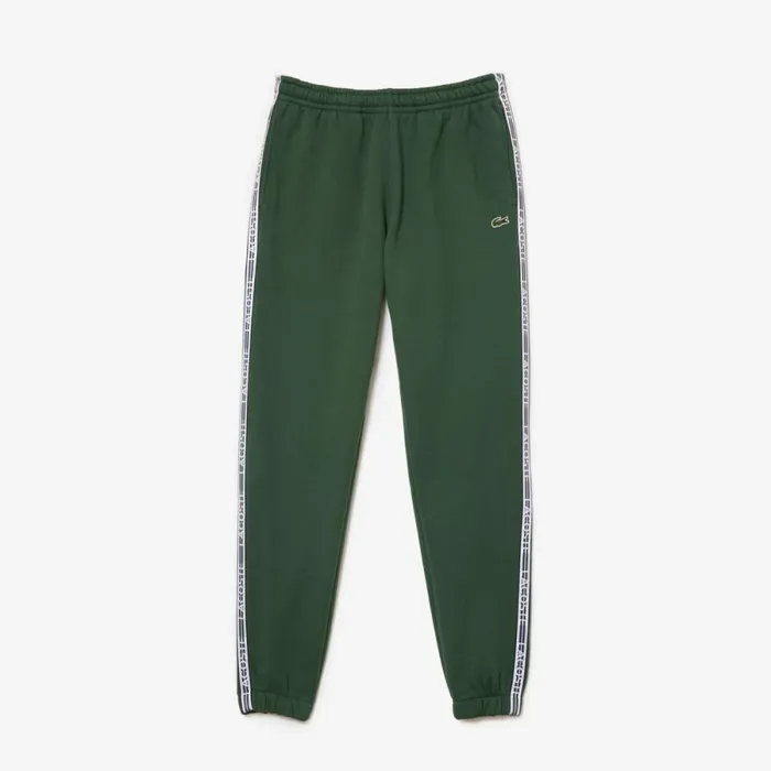 Matching Sets Men Lacoste Mens Logo Stripe Joggers Dark Green Smi