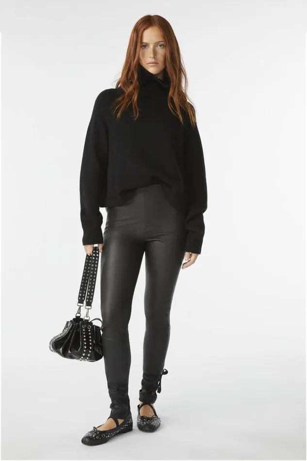MaxLeather Leggings Clothing Baandsh Pants and Jeans
