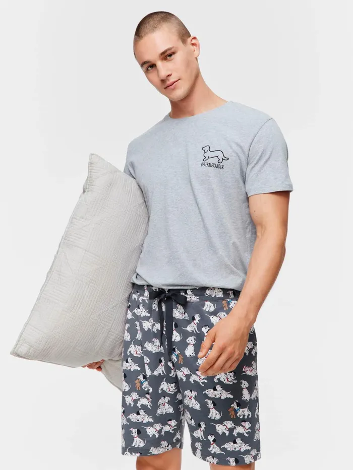 Men 101 Dalmatians Mid Short Multi Peter Alexander Shorts