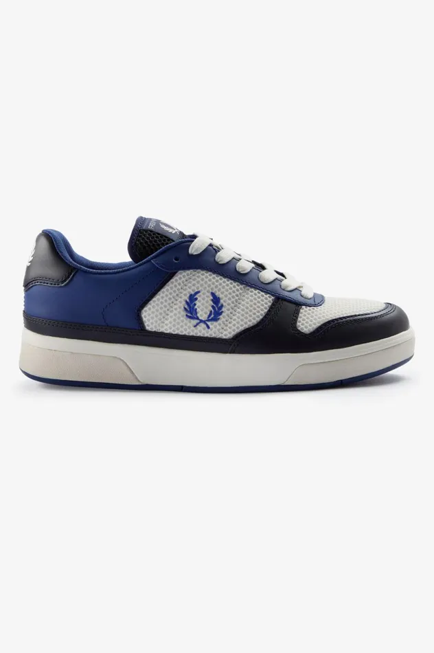 Men B300 Shaded Cobaltlight Ecru Fred Perry Shoes