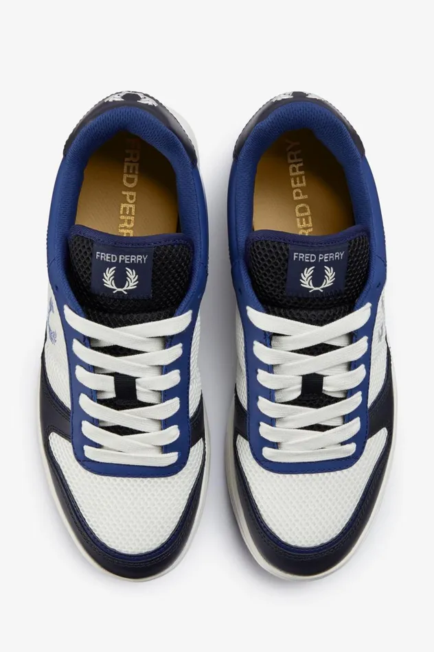 Men B300 Shaded Cobaltlight Ecru Fred Perry Shoes