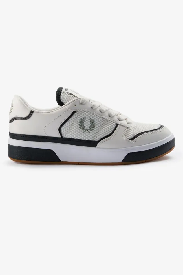 Men B300 Snow Whiteseagrass Fred Perry Shoes