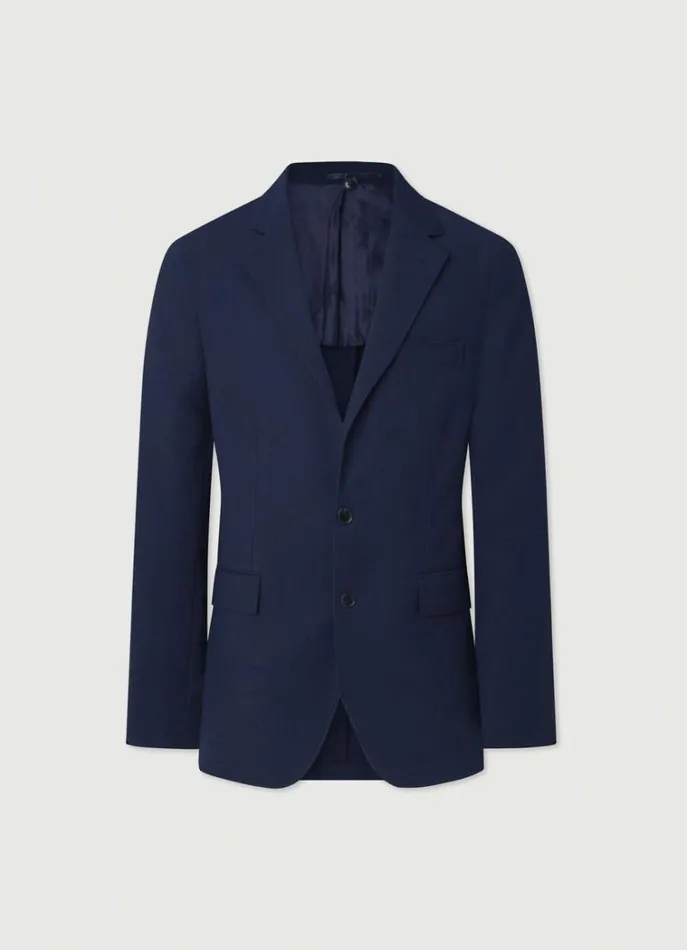 Men Blazers Hackett London 3 In 1 Hybrid Blazer Navy