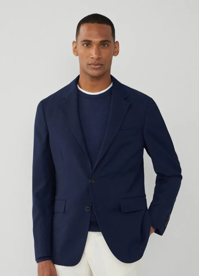 Men Blazers Hackett London 3 In 1 Hybrid Blazer Navy