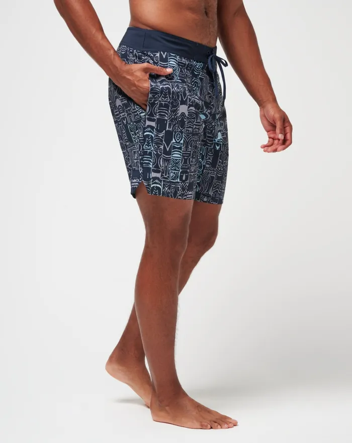 Men Boardshorts TravisMathew HAMAKUA BOARDSHORT Total Eclipse