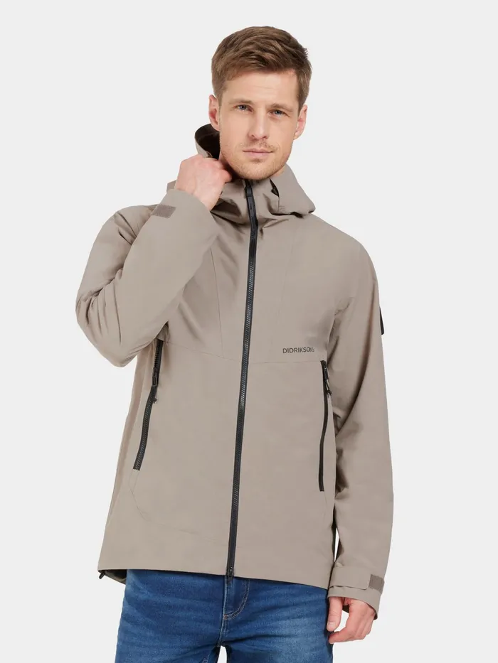 Men Bob Jacket Ash Brown Didriksons Spring Jackets