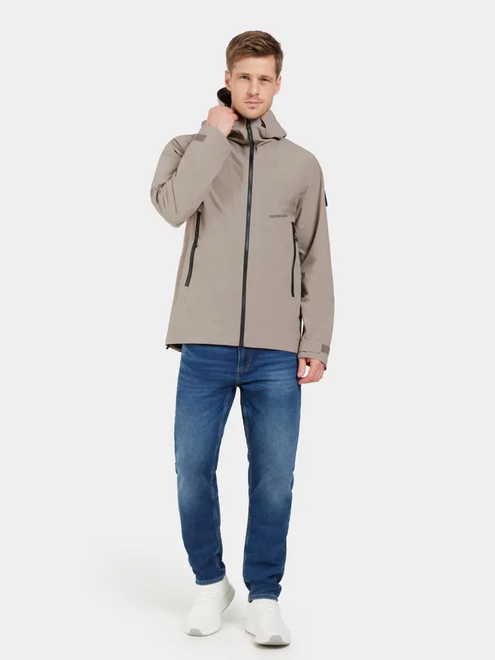 Men Bob Jacket Ash Brown Didriksons Spring Jackets