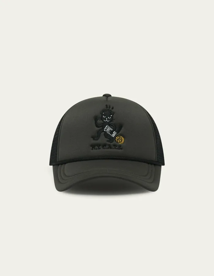 Men Bruno Foam Trucker Cap 8211 Forest Green Les Deux CapsHats