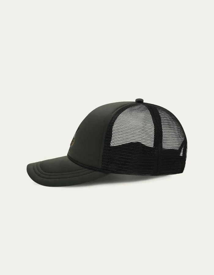 Men Bruno Foam Trucker Cap 8211 Forest Green Les Deux CapsHats